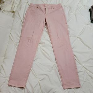 Size L light pink jeggings